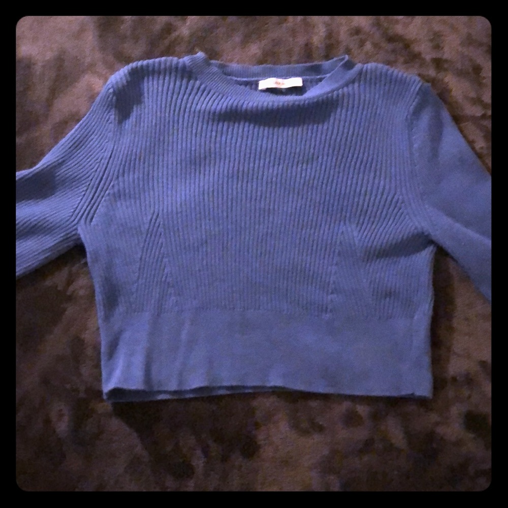 Zara Knit Sweater Crop Top